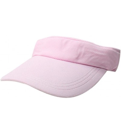 Sun Hats Women's Sun Wide Brim Visor Outdoor Travel Hat - Pink - CB12GG21Z1F $20.12