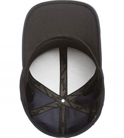 Baseball Caps Flexfit Delta 180 Ballcap - Seamless- Lightweight- Water Resistant Cap w/Hat Liner - Navy - CC18GUTGAOZ $22.67