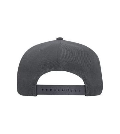 Baseball Caps Custom Snapback Hat Otto Embroidered Your Own Text Flatbill Bill Snapback - Charcoal - C4187CACASL $20.47