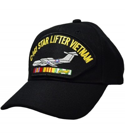 Baseball Caps C-141 Star Lifter Vietnam War Cap Black - CN12834Q78P $21.07