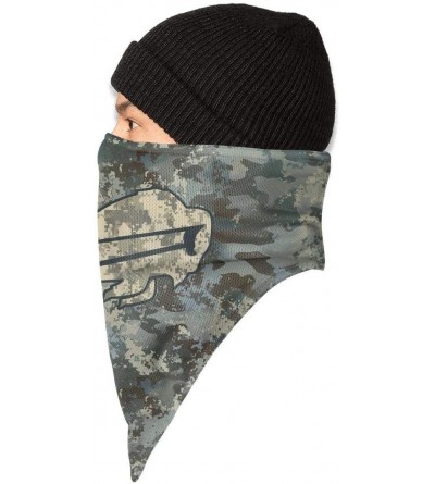 Balaclavas Half Balaclava Fleece Winter Warm Camouflage Camo Winter Face Mask for Mens Womens - White-18 - C018NXC6SKY $13.57