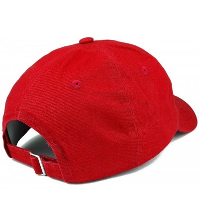 Baseball Caps Vintage 1969 Embroidered 51st Birthday Relaxed Fitting Cotton Cap - Red - C912OCWZL5B $21.66