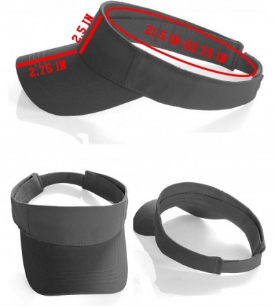Visors Custom Sport Sun Visor Hat A to Z Initial Team Letters- Black Visor White Black - Letter W - CZ18GS69T30 $13.86