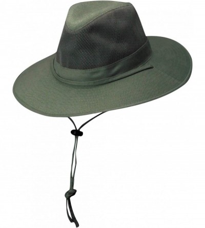 Sun Hats Outdoors Solarweave Treated Cotton Hat - Olive - CW1172ZVXGD $42.11