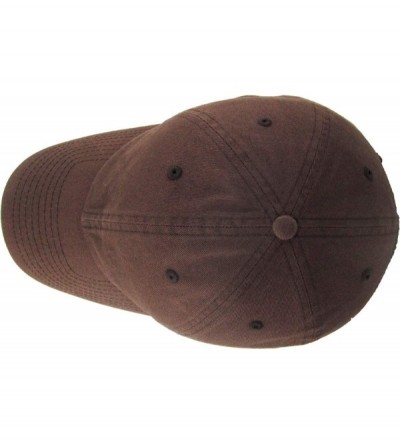 Baseball Caps Dad Hat Adjustable Plain Cotton Cap Polo Style Low Profile Baseball Caps Unstructured - Brown - C412FOW5NJ3 $8.28