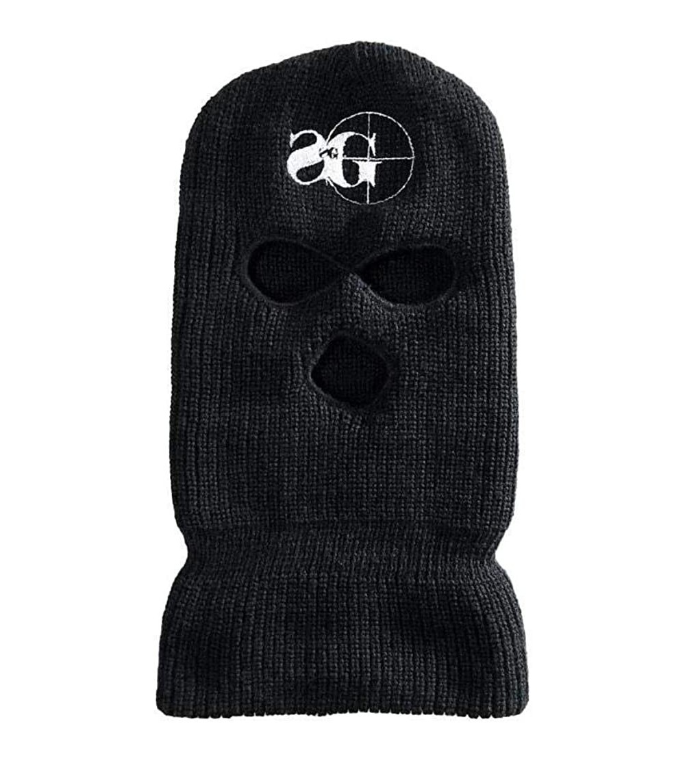 Balaclavas Ski Mask Black - Black - C518S5ENS7K $19.31