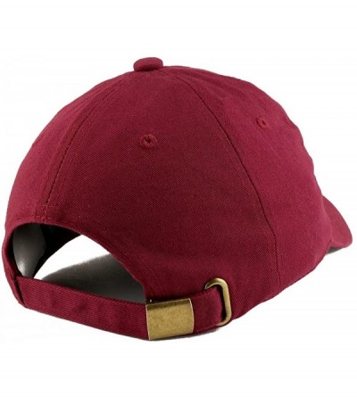 Baseball Caps Planet Embroidered Low Profile Soft Cotton Dad Hat Cap - Wine - CB18D4X940D $17.98