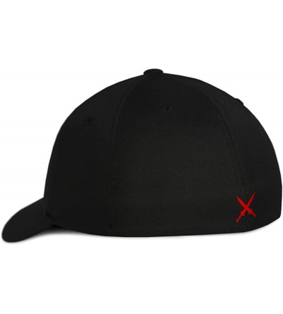 Baseball Caps Spartan Warrior Molon Labe Military Baseball Hat - Black/Red - C312JA7BL1V $28.23