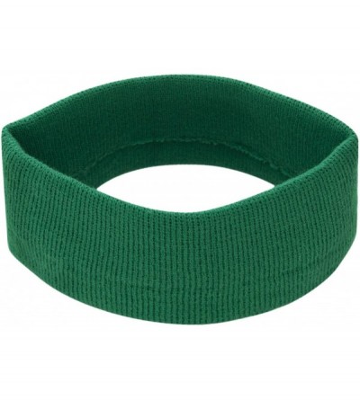 Skullies & Beanies USA Made Stretch Headband - Kelly Green - C51885ZXWLI $21.10