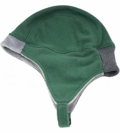 Skullies & Beanies Mens Fleece Thermal Skull Cap Beanie with Ear Flaps Winter Hats - Army Green - C719298N0R4 $10.23