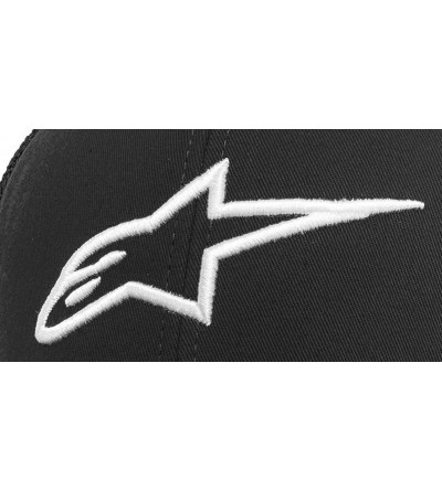 Baseball Caps Men's Logo Flexfit Hat Curved Bill Structured Crown - Ageless Stretch Mesh Hat Black/White - C018H6M3I02 $37.66