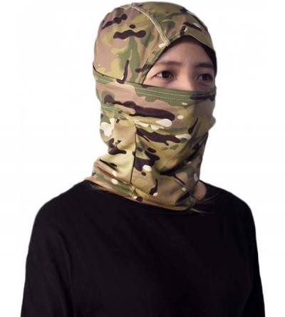 Balaclavas Summer Men Women Balaclavas Face Ski Mask Windproof Sports Outdoor - Camouflage - CD18XOOY60U $9.76