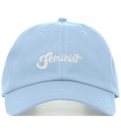 Baseball Caps Feminist Baseball Hat- Embroidered Dad Cap- Unstructured Soft Cotton- Adjustable Strap Back (Multiple Colors) -...