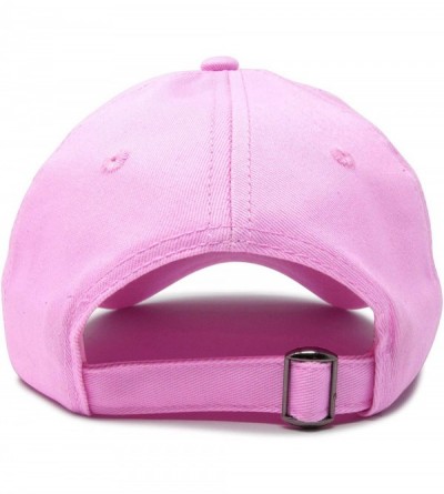 Baseball Caps Initial Hat Letter B Womens Baseball Cap Monogram Cursive Embroidered - Light Pink - CA18TWQWLNH $9.93