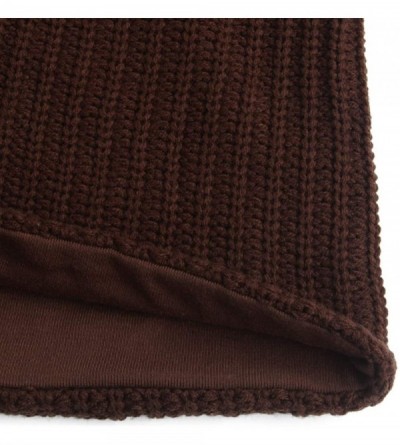 Skullies & Beanies Unisex Adult Winter Warm Slouch Beanie Long Baggy Skull Cap Stretchy Knit Hat Oversized - Coffee - C7128JX...