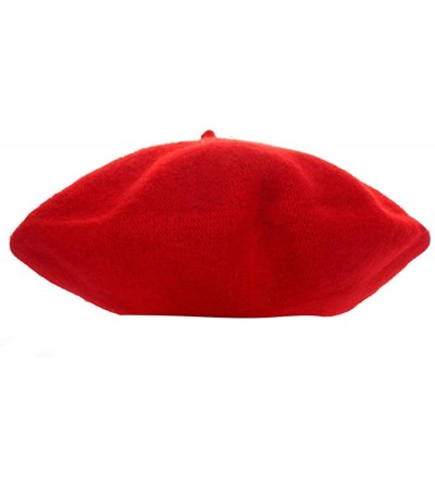 Berets 6 Pieces Wool Beret Hat French Style Beanie Hats Fashion Ladies Beret Caps for Women Girls Lady - Red-6 Pack - CD193WG...