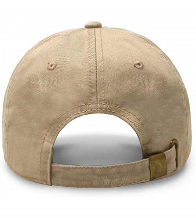 Baseball Caps Boba Life Baseball Cap Embroidered Dad Hat Quality Headgear - Khaki - C718U2KQGYA $14.49