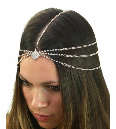 Headbands Women's Bohemian Fashion Head Chain Jewelry - Simple 3 Strand- Gold-Tone - Gold-Tone - C211SOBKQ53 $8.94