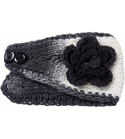 Cold Weather Headbands Headband Crochet Fashion Hairwear - Black and White - CB180IU4TXE $8.97