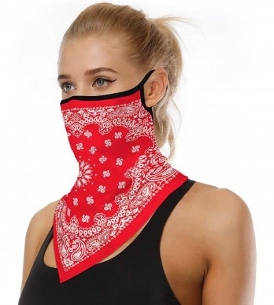 Balaclavas Men Women Face Cover Mask Bandana Ear Loops Balaclava Neck Gaiters for Outdoor Dust Wind Sun Protection - Color05 ...