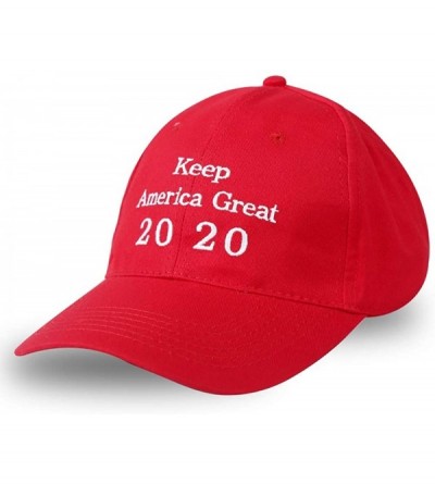 Baseball Caps Keep America Great 2020 Baseball Cap-Adjustable Trump Hat 3D Embroidery Trump Ball Caps for Men and Women - C31...