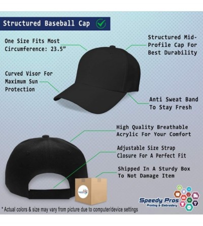 Baseball Caps Custom Baseball Cap Praying Mantis Embroidery Acrylic Dad Hats for Men & Women - Black - CC18SDLYKAS $14.54
