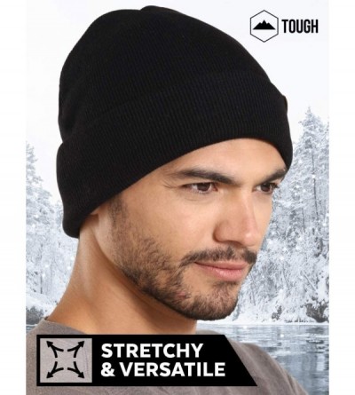 Skullies & Beanies Winter Beanie Knit Hats for Men & Women - Warm- Stretchy & Soft Daily Ribbed Toboggan Cap - Merino Wool - ...