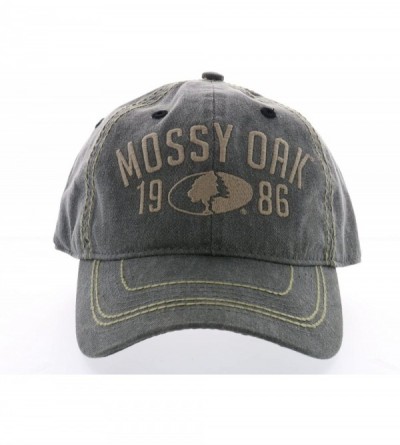 Baseball Caps Men's Mossy Oak Soft Casual Cap- Gray- One Size - CJ1879HMZHS $11.01
