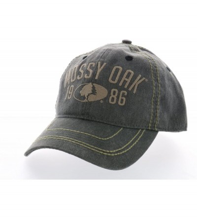 Baseball Caps Men's Mossy Oak Soft Casual Cap- Gray- One Size - CJ1879HMZHS $11.01