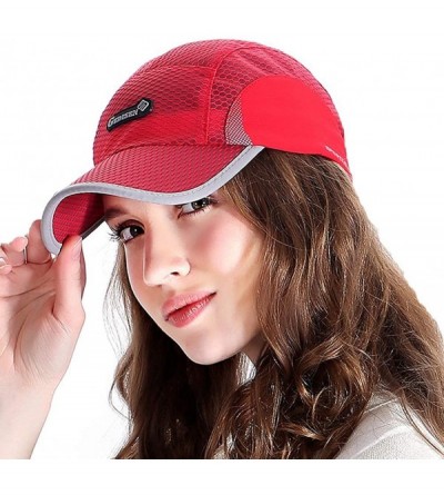 Baseball Caps Lightweight Breathable Outdoor Baseball Fishing - Y-red - CR18GYKLI07 $10.20
