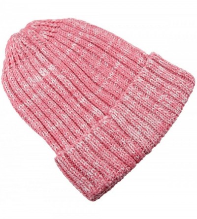 Skullies & Beanies Beanie Hats for Men Women-Baggy Knit Ski Warm Slouchy Cap - Style 3 Pink - CF188REMMG0 $13.40