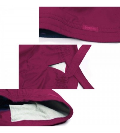 Newsboy Caps Women's Anti Dust Working Cap Adjustable Cotton Cap with Sweatband for Women and Men - Purplish Red - C2199OH0XG...