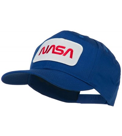 Baseball Caps NASA Logo Embroidered Patched Cap - Blue - CQ11LUGXFNJ $12.47
