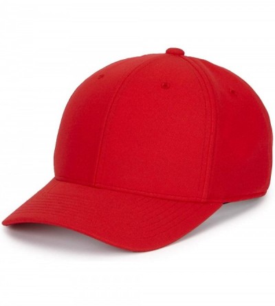 Baseball Caps Flexfit 110P One Ten Cool & Dry Mini Pique Hat - Red - CF12F0GTGOV $11.06