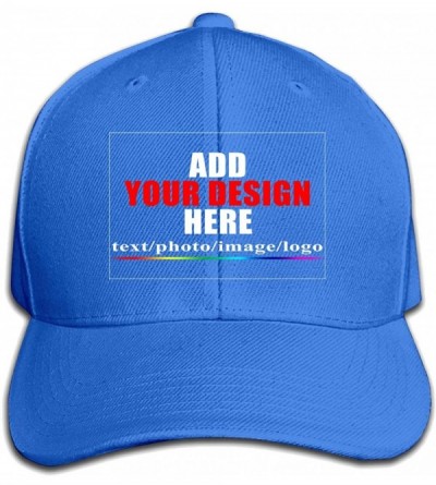 Baseball Caps Custom Baseball Caps- Design Your Own Hat- Team Photo Text Logo Graphic Print - Baseball-a Blue - CX18U8A3YXU $...