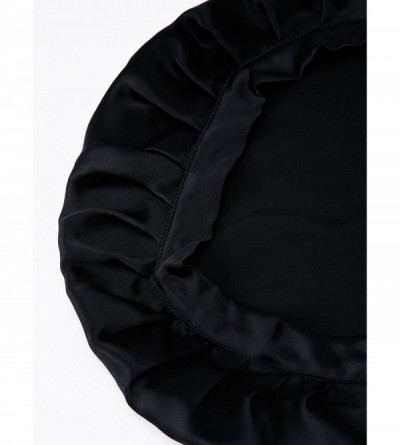 Skullies & Beanies Natural Sleep Bonnet Beauty - Black - C5182AK42R6 $15.10