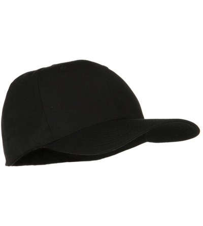 Baseball Caps Extra Size Fitted Cotton Blend Cap - Black - C71173OXCKN $16.13