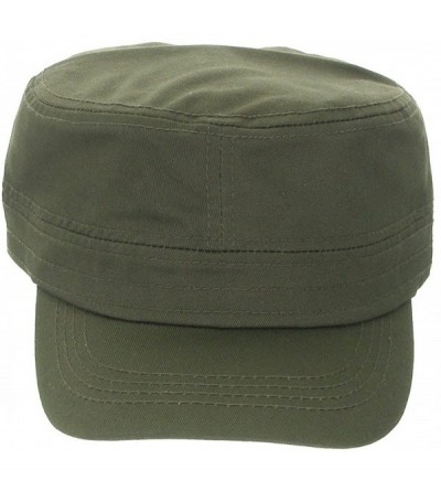 Baseball Caps Womens's Trendy Military Cadet Hat - Army Green - C011MEF6B63 $12.24