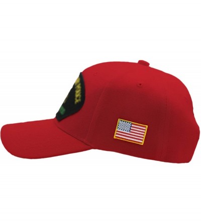 Baseball Caps USMC Master Sergeant Retired Hat/Ballcap (Black) Adjustable One Size Fits Most - Red - CA18OG6UUN0 $26.69