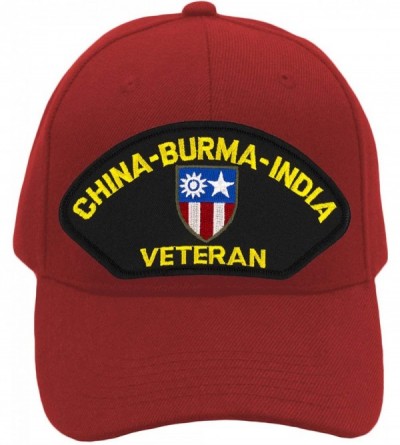 Baseball Caps Veteran Hat/Ballcap Adjustable One Size Fits Most - Red - C218OT027IZ $24.57