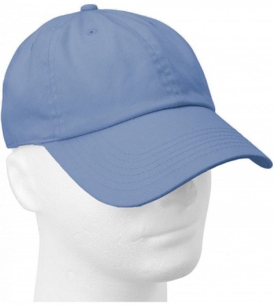 Baseball Caps Classic Baseball Cap Dad Hat 100% Cotton Soft Adjustable Size - Sky Blue - CD11AT3S1MN $8.02