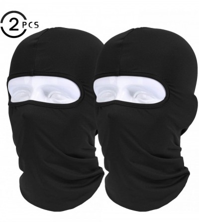 Balaclavas Balaclava Face Mask Cold Weather Balaclava Ski Mask- Set of 2 Black - 2-black&black - CG18X6ZXQWS $9.54