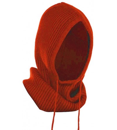 Balaclavas Balaclavas Women Men Cashmere Blending Outdoor Sports Windproof Hat for Winter - Red - C21920XQUEU $21.93