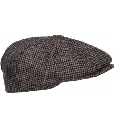 Newsboy Caps Men's Wool Blend 8 Panel Newsboy Hat - Grey - CG12MCYBOWB $34.90
