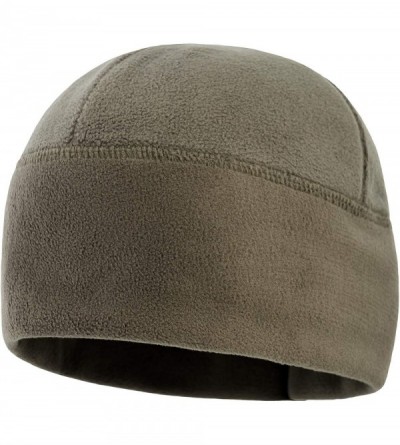 Skullies & Beanies Tactical Hat Windproof Fleece 380 Mesh Watch Military Skull Cap Beanie - Olive - CQ187Y35DHO $9.72