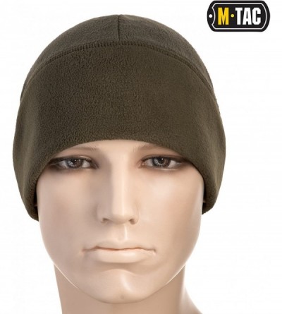 Skullies & Beanies Tactical Hat Windproof Fleece 380 Mesh Watch Military Skull Cap Beanie - Olive - CQ187Y35DHO $9.72