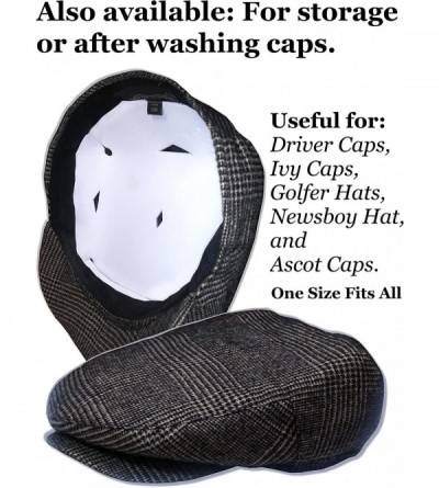 Newsboy Caps 1Pk. Flat Cap Web Shaper for Ivy hat- Newsboy caps- Driver's Cap- Golfer's Hats and More - Orange - CC12HCMZ6I1 ...