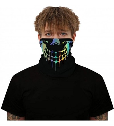 Balaclavas Seamless Face Mask Neck Gaiter Scarf Sun UV Protection Dust Wind Bandana Balaclava Headwear for Men Women - C9197T...