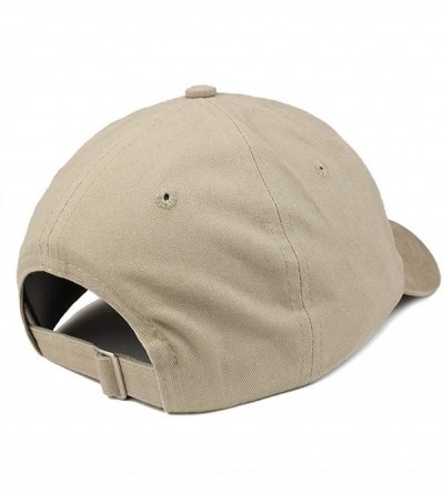 Baseball Caps Yes Daddy Embroidered Low Profile Deluxe Cotton Cap Dad Hat - Vc300_khaki - CY18OE0NZ0A $17.21