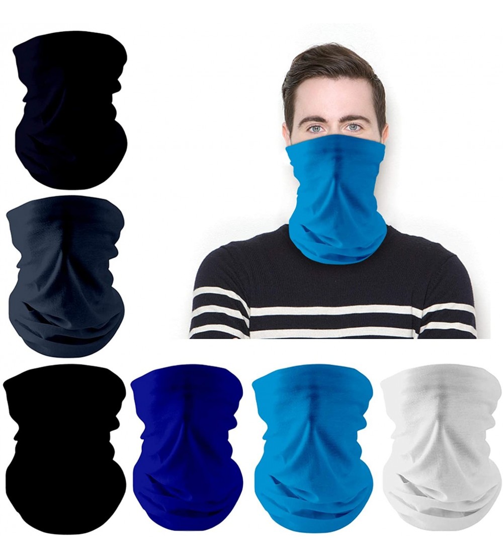 Balaclavas 6 Pack Cooling Neck Gaiters Sunscreen UV Protection Multifunctional Gaiter Breathable Headband for Outdoor Sports ...